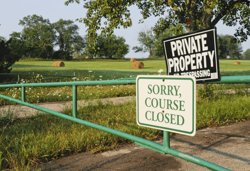 Golf Club closure