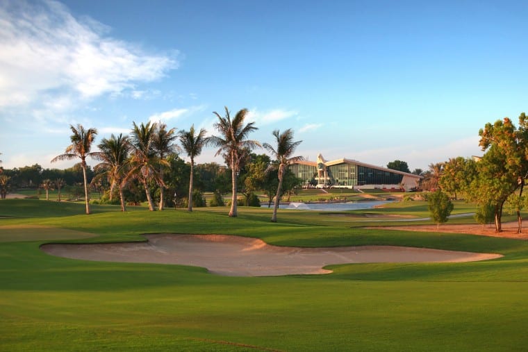 The 1st Hole at Abu Dhabi Golf Club (1) HERO MR