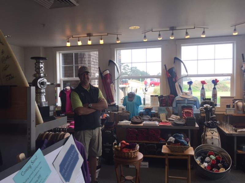 Jason Bangild, GM of Gearhart Golf Links in the Pro Shop