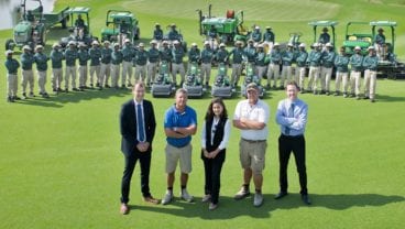 Education City Golf Club John Deere sustainability solution for golf clubs