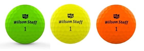 Wilson Staff DUO Professional golf balls in 3 colors