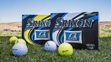 5th generation Srixon Q-STAR golf ball-white and yellow version