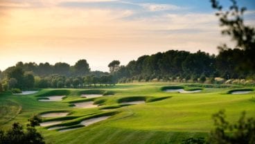Real Club de Golf El Prat golf course and La Mola