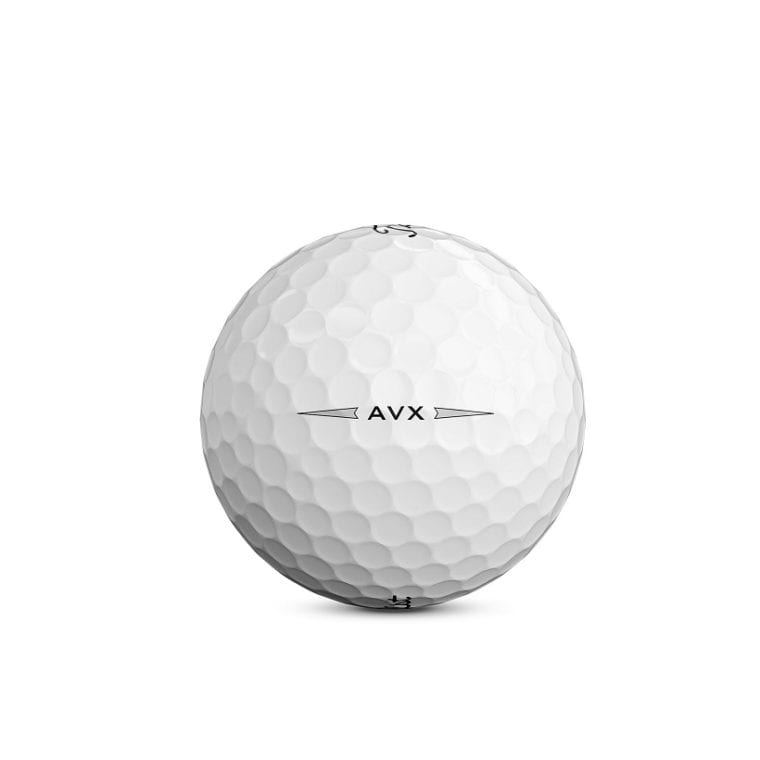 Titleist AVX golf ball white with sidestamp