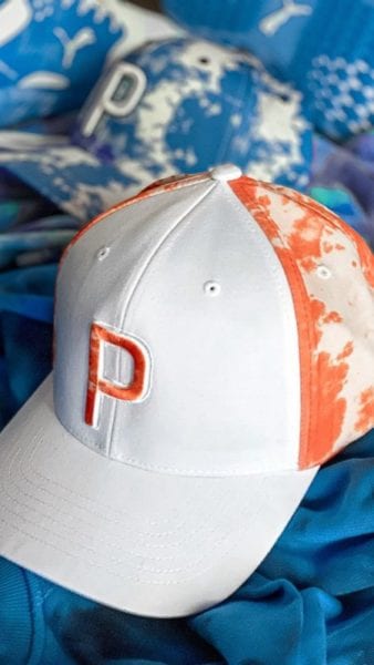 Puma Golf Tie Dye Collection-Hats-orange-blue