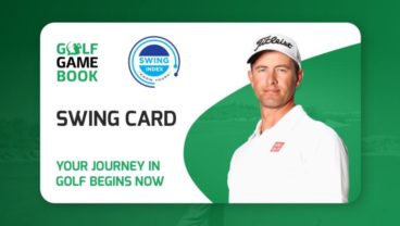 Golf GameBook Swing Card