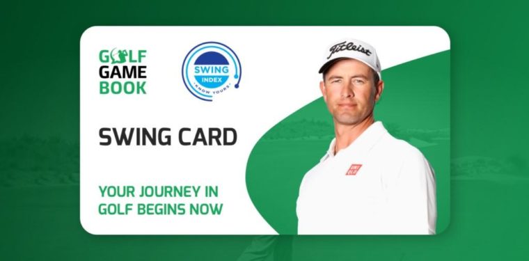Golf GameBook Swing Card