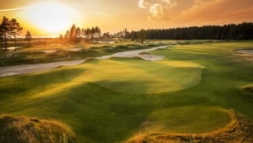Estonian Pärnu Bay Golf Links on the top