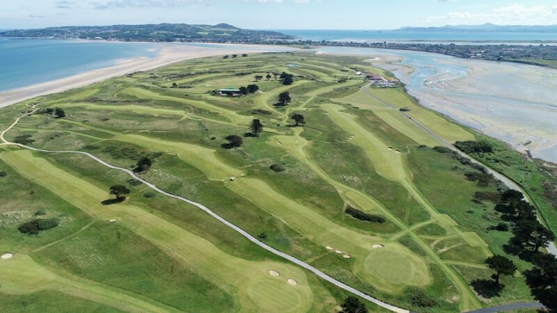 Portmarnock Golf Club air view