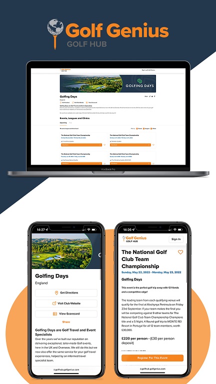 Golf Genius Software Golf Hub