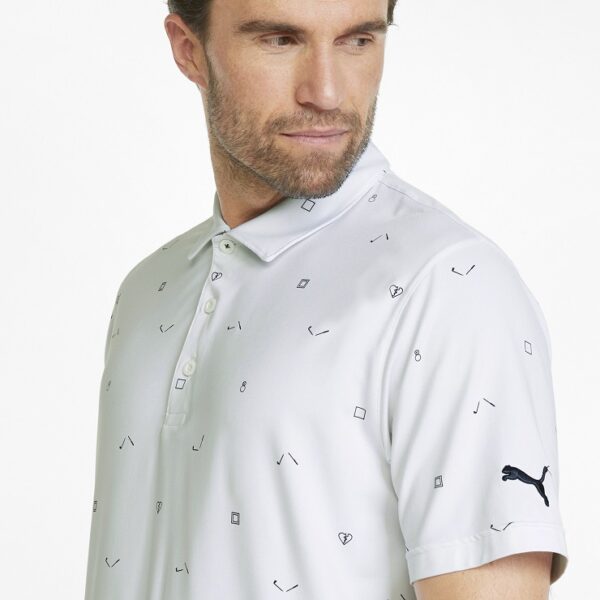 Puma Golf Love H8 Collection black and white shirt