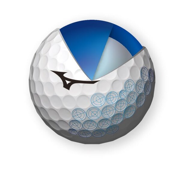 Mizuno 2022 RB TOUR golf ball Core & AX Dimple