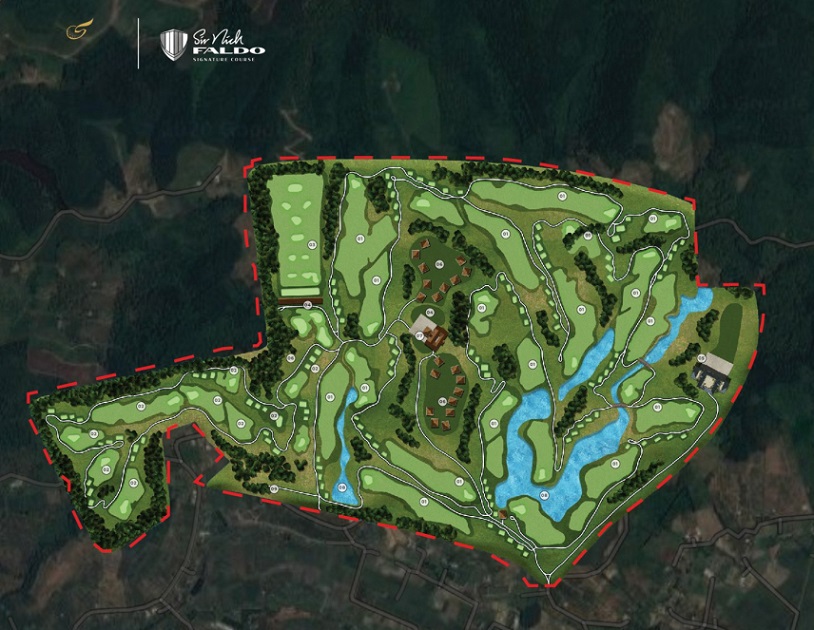 Silk Path Golf golf course by Faldo Design