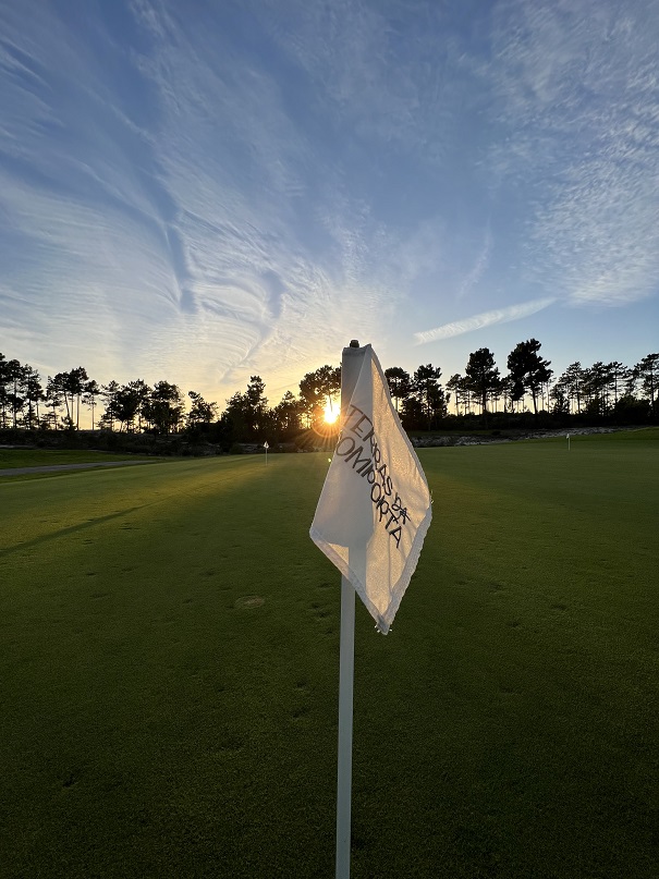 Terras da Comporta golf course a links course during sunset
