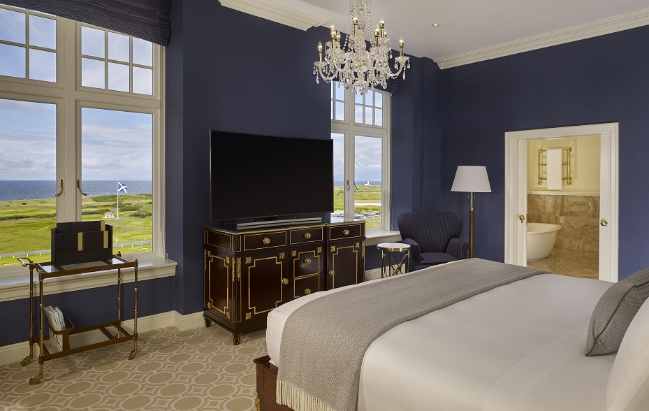 Trump Turnberry room with golf course view